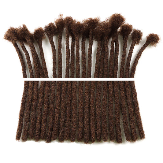 Colorful Dreadlocks 0.6cm Loc Extensions Human Hair (20 Locs Per Bundle)