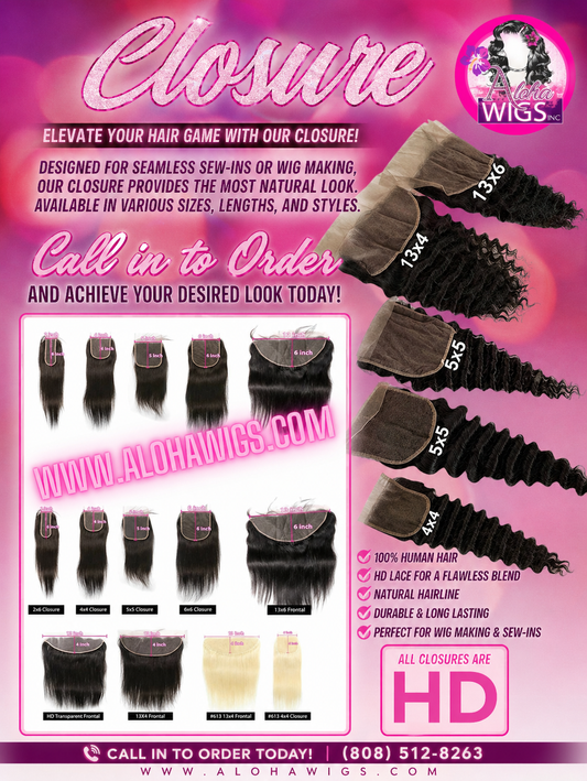Closures (Human) 14-20Inches